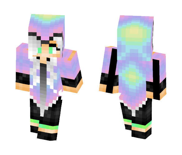 Technicolor Mage - Female Minecraft Skins - image 1