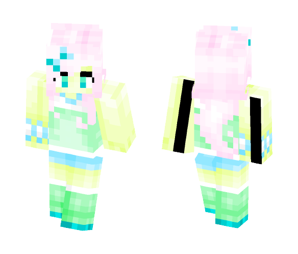 -Turtle Whisperer- Fluttershy - Female Minecraft Skins - image 1
