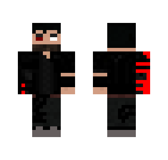 Red + White Cyborg - Male Minecraft Skins - image 2
