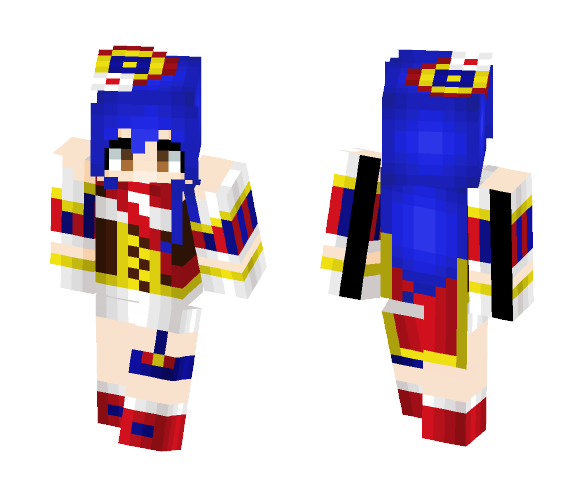 Umi Sonoda - Magician Set - Female Minecraft Skins - image 1