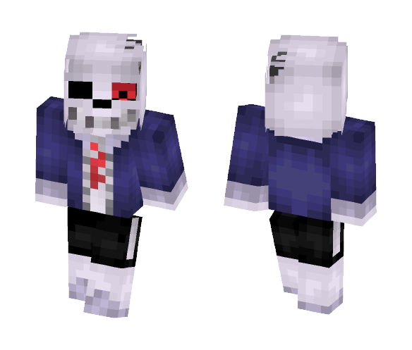 Horrortale!Sans (Shaded) - Male Minecraft Skins - image 1