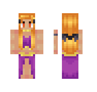 Another OC. - Nuria (Ifrit) - Female Minecraft Skins - image 2
