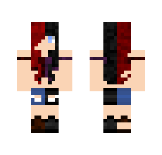 Two Face Girl - Girl Minecraft Skins - image 2