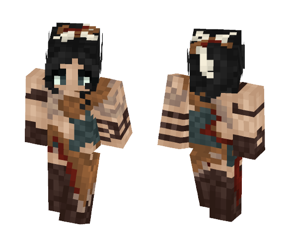 Tribal Woman Female Thing - Female Minecraft Skins - image 1