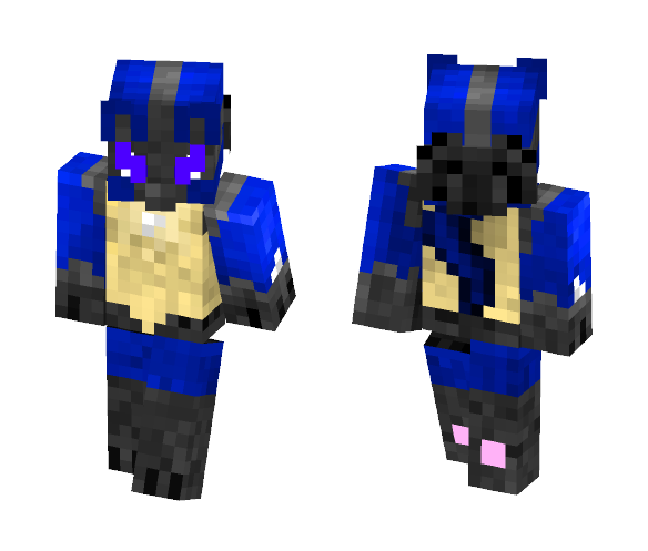 Luco the Lucario - Male Minecraft Skins - image 1