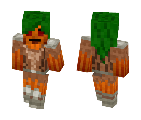 pumpkin girl - Girl Minecraft Skins - image 1