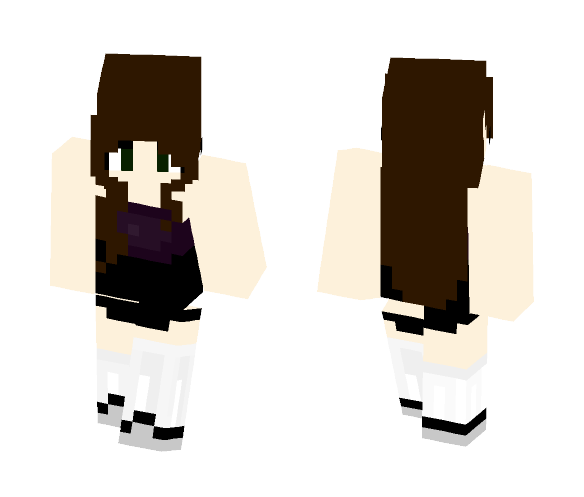 Dress and kicks - Female Minecraft Skins - image 1