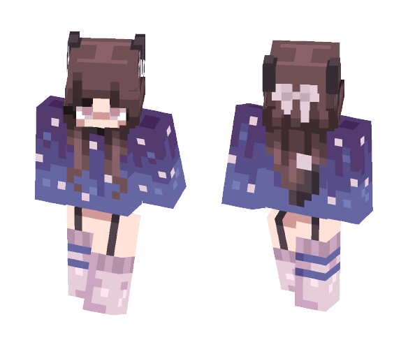 | A Night with a Cat | ???? | - Cat Minecraft Skins - image 1