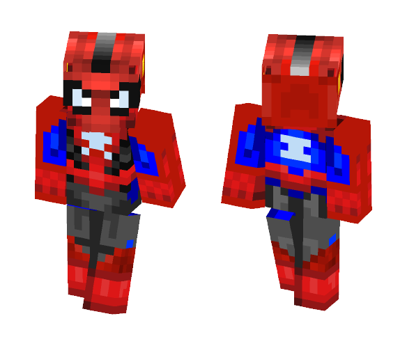 Spider Man New Suit Armor - Male Minecraft Skins - image 1