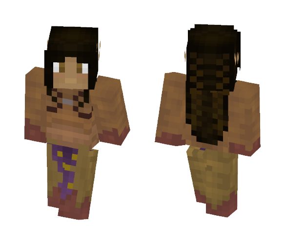Wood Elf Warrior [LOTC] [Commision] - Female Minecraft Skins - image 1