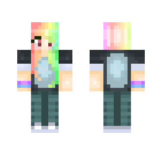 ❤️ Skittles Female VS ❤️ - Female Minecraft Skins - image 2