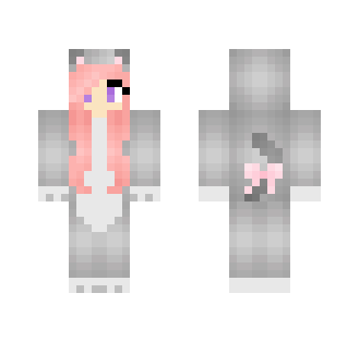 Cat Girl With Pink Hair - Cat Minecraft Skins - image 2