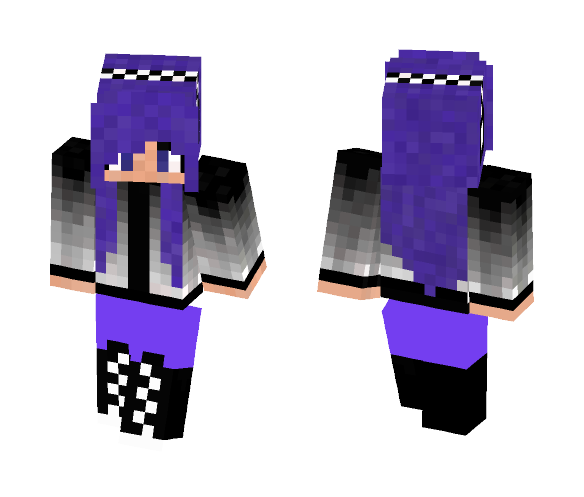 Vivid Violet --K - Female Minecraft Skins - image 1