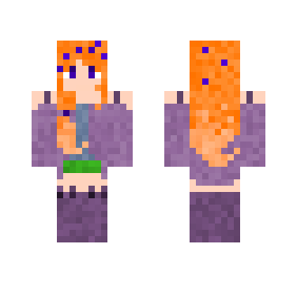 Orange Hair Fixes Everything - Female Minecraft Skins - image 2