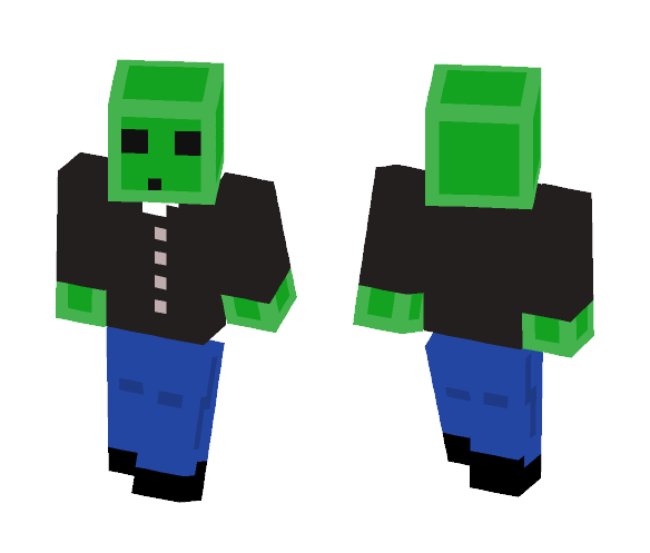 Slime in suit - Interchangeable Minecraft Skins - image 1