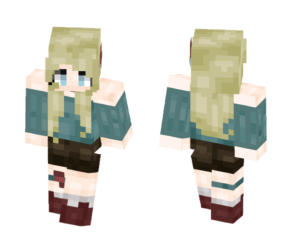 ✱ Rustic Rose | Second Skin ✱ - Female Minecraft Skins - image 1