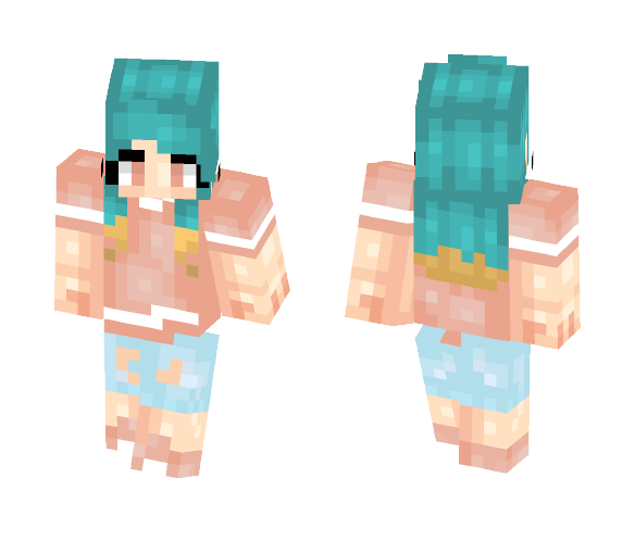 when mira gets bored | mirawr - Female Minecraft Skins - image 1