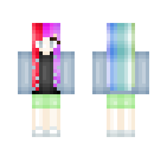 Rainbow - Female Minecraft Skins - image 2