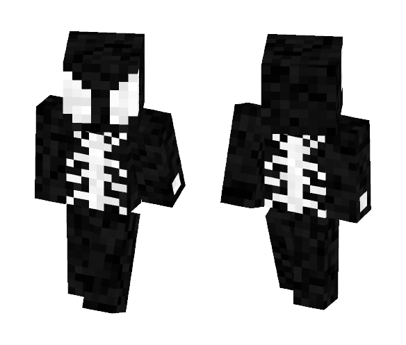 Black Spider man (removed suit) - Male Minecraft Skins - image 1
