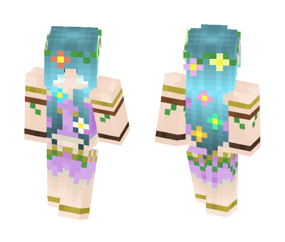Forest Elf - Female Minecraft Skins - image 1