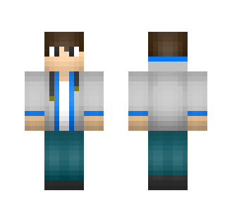 White/Blue Boy - Boy Minecraft Skins - image 2