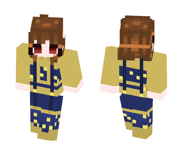 Outertale Chara / Space Child - Female Minecraft Skins - image 1