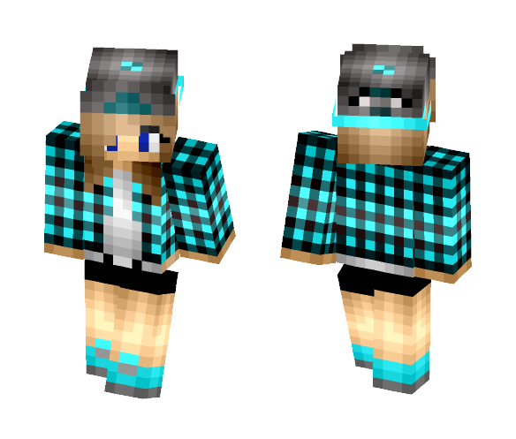 Short Hair Girly c; - Color Haired Girls Minecraft Skins - image 1