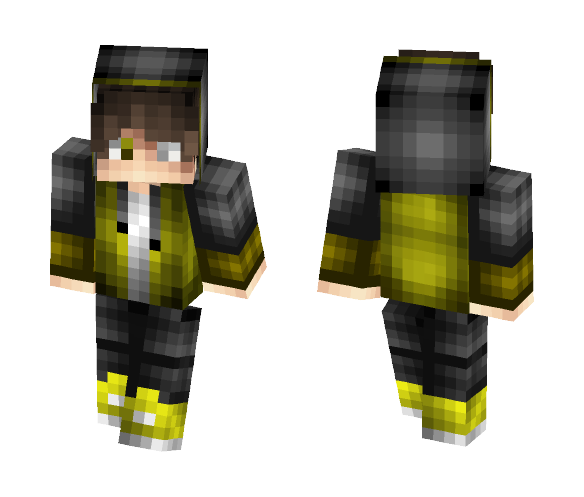 Boy in Yellow Hoodie - Boy Minecraft Skins - image 1