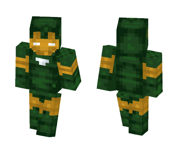 Green Iron Man - Iron Man Minecraft Skins - image 1
