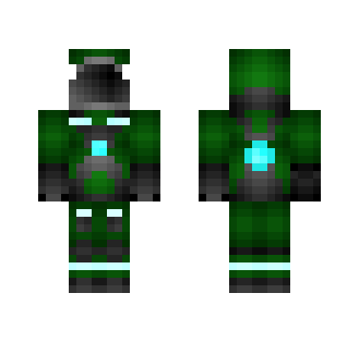 Green Space Engineer - Male Minecraft Skins - image 2