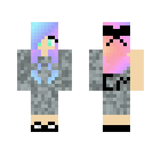 cyber man girl - Girl Minecraft Skins - image 2