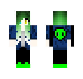 Alien Fangirl (Green Hair) ~Aleks