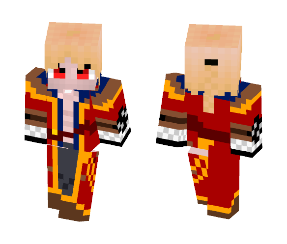 Blonde Pirate Guy - Male Minecraft Skins - image 1