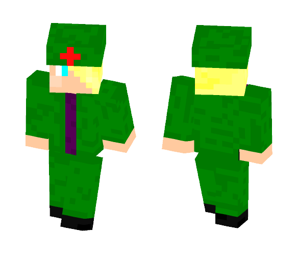 Army Medic Female - Female Minecraft Skins - image 1