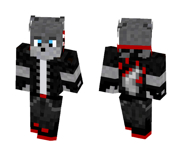 Wolf Boy Red - Boy Minecraft Skins - image 1