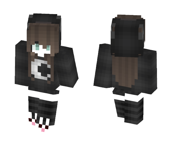 ~Dark Girl~ ♥ - Female Minecraft Skins - image 1