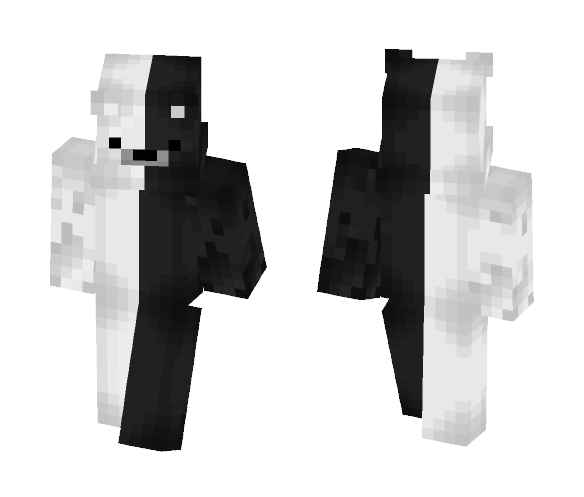 Black and White Bear -George - Male Minecraft Skins - image 1