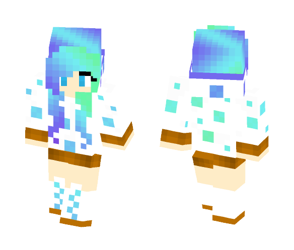 Neon Cookie - Female Minecraft Skins - image 1