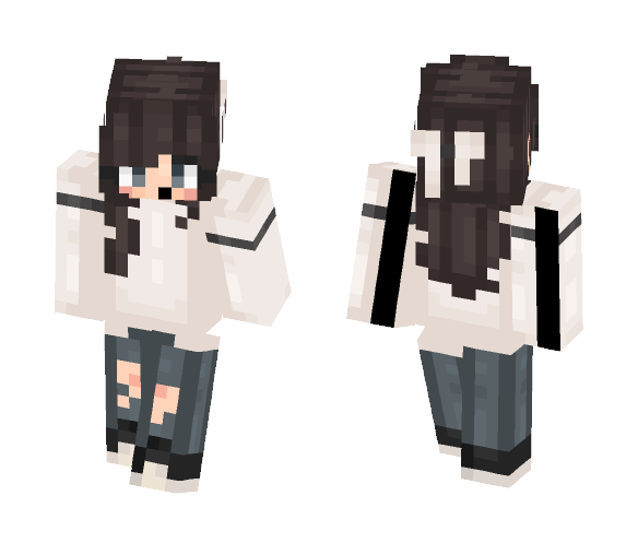 No Chibi Eyes - Female Minecraft Skins - image 1