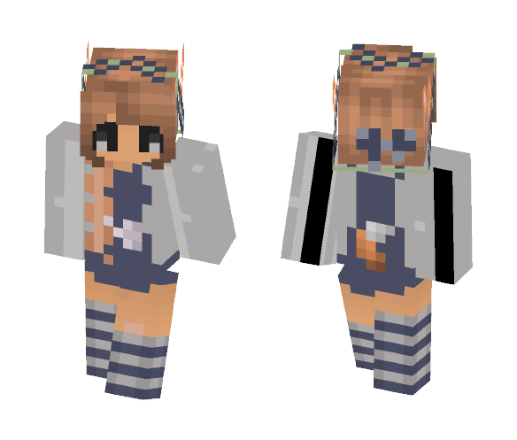 Neko foxgirl =(^_^)= - Female Minecraft Skins - image 1
