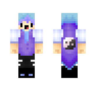 Purple Blue Fade Funk - Male Minecraft Skins - image 2