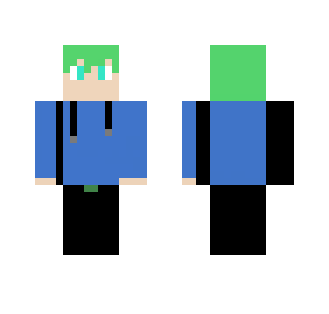 Green Hair Male - Male Minecraft Skins - image 2
