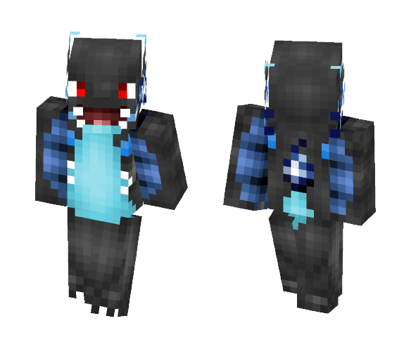 Mega Charizard X - Male Minecraft Skins - image 1