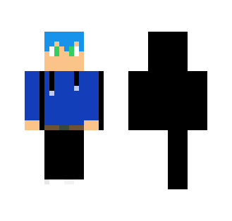 Male Jacket Blue Hair - Male Minecraft Skins - image 2