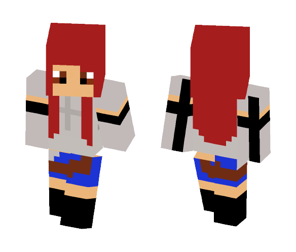 Erza Scarlet - Female Minecraft Skins - image 1