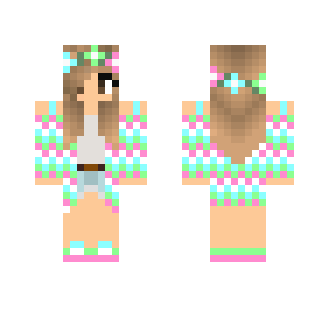 Cute Chevron Sweater - Female Minecraft Skins - image 2