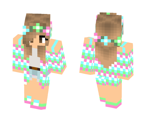 Cute Chevron Sweater - Female Minecraft Skins - image 1