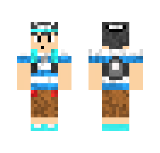 Male trainer (Pokemon sun and moon) - Male Minecraft Skins - image 2