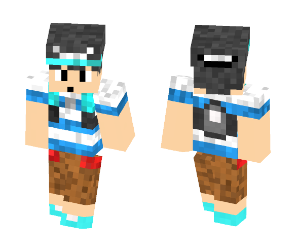 Male trainer (Pokemon sun and moon) - Male Minecraft Skins - image 1