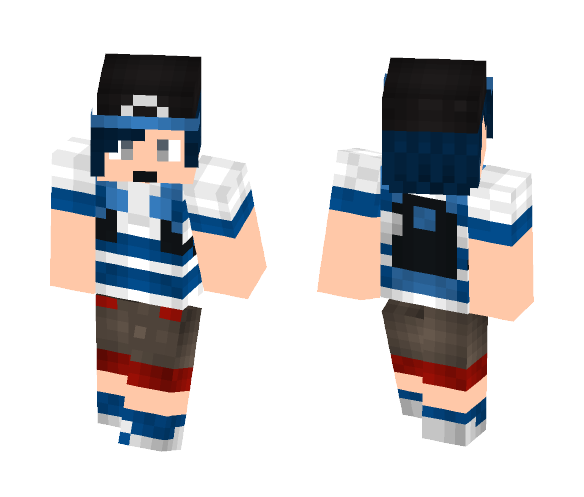Male Trainer (Pokemon Sun and Moon) - Male Minecraft Skins - image 1